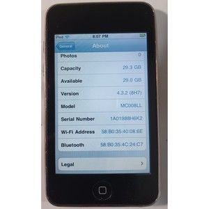 Apple iPod touch A1318 3rd Generation Black (32 GB) mp3 player (MC008LL)